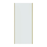 Душевая стенка Niagara Nova 80 NG-A80SG-34 профиль Золото брашированное стекло прозрачное