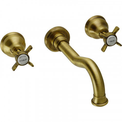 Смеситель для раковины Migliore Princeton 19348 Бронза латунь встраиваемый