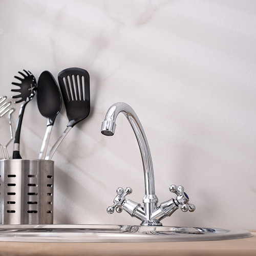 Смеситель для кухни Ростовская Мануфактура Сантехники SL71-271F Хром