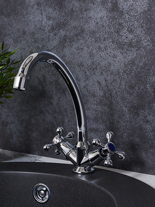 Смеситель для кухни Ростовская Мануфактура Сантехники SL71-271F Хром