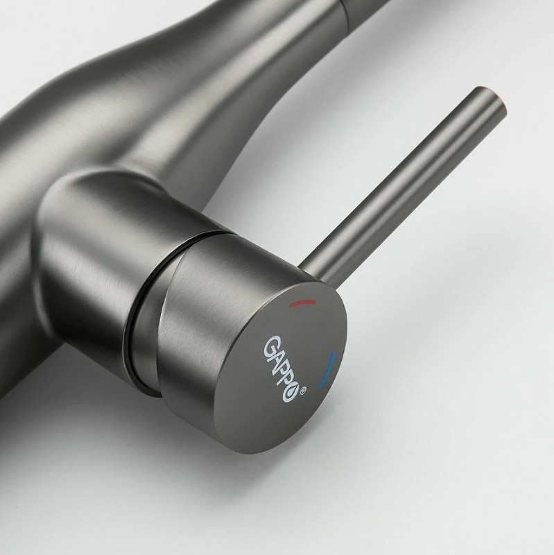 Смеситель для кухни Gappo G4398-41 Оружейная сталь нержавеющая сталь