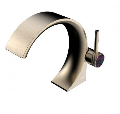 Смеситель для раковины Black&White Gravity GF-7106-BG 7106BG цвет Золото брашированное