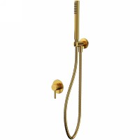 Смеситель для душа Whitecross Y brushed gold YSET02GLB Брашированное золото латунь встраиваемый