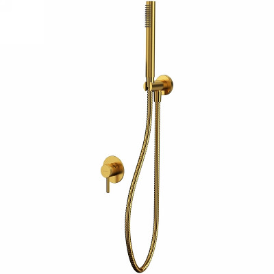 Смеситель для душа Whitecross Y brushed gold YSET02GLB Брашированное золото латунь встраиваемый