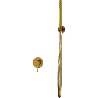 Смеситель для душа Whitecross Y brushed gold YSET02GLB Брашированное золото латунь встраиваемый