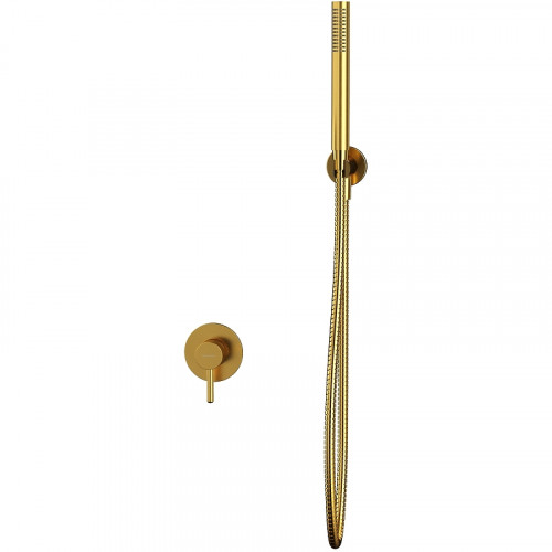 Смеситель для душа Whitecross Y brushed gold YSET02GLB Брашированное золото латунь встраиваемый