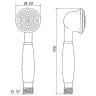 Ручной душ Melodia della vita Prime MKP20441P Хром