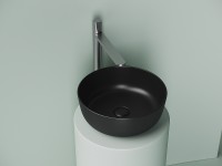 Раковина-чаша Ceramicanova Element 36 CN6073MB Черная матовая фарфор накладная
