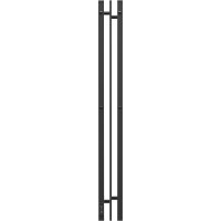 Электрический полотенцесушитель Point Фрея PN20712B П2 100x1200 диммер слева Черный