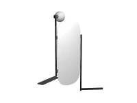 Зеркало Scarabeo Laila 40 2704NROP с подсветкой цвет Черный матовый