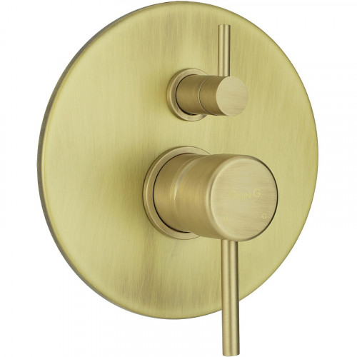 Смеситель для душа Giulini Futuro F6513-3BROP Бронза матовая латунь встраиваемый