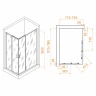 Душевой уголок RGW Passage PA-246В 120x80 030824682-14 профиль Черный стекло прозрачное