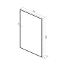 Зеркало Wellsee 7 Rays' Spectrum 70 172200700-172200710 цвет Черный матовый