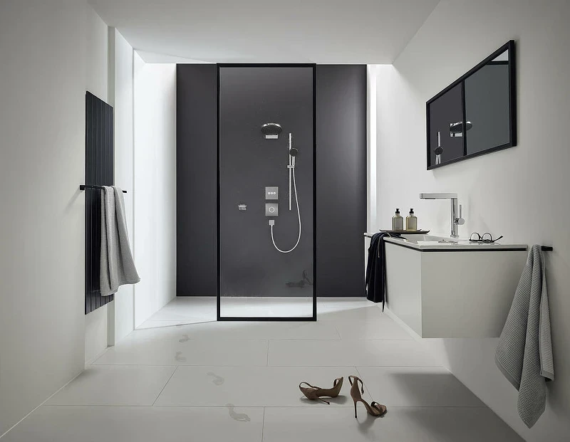 Смеситель для душа Hansgrohe ShowerSelect 15760000 с термостатом Хром латунь встраиваемый