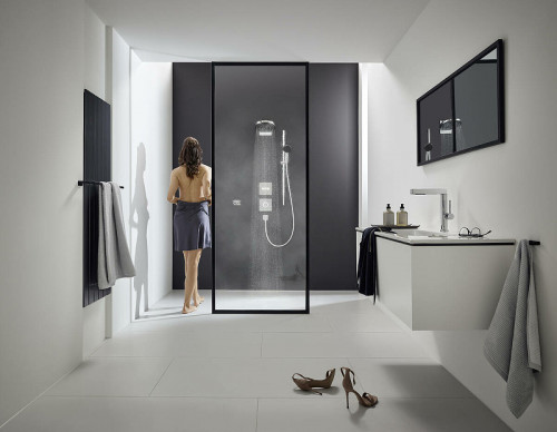 Смеситель для душа Hansgrohe ShowerSelect 15760000 с термостатом Хром латунь встраиваемый