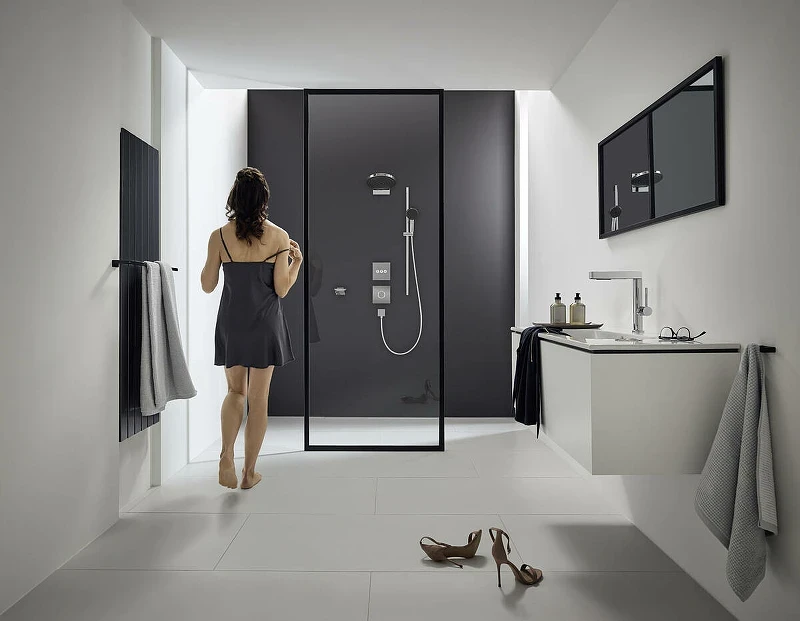 Смеситель для душа Hansgrohe ShowerSelect 15760000 с термостатом Хром латунь встраиваемый