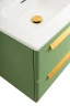 Тумба под раковину Cezares Eco-Cer-N 120 ECO-CER-N-1200-4C-SO-2-PS-P подвесная Фисташковый Софт без ручек МДФ / ЛДСП