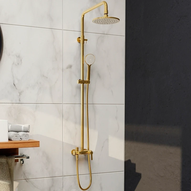 Душевая система RGW Shower Panels SP-31G 51140131-06 Золото латунь на стену