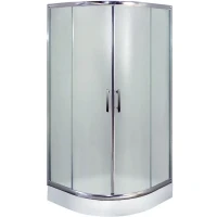 Душевой уголок Esbano ESR-8005 80х80 ESUGR8005 профиль Хром стекло рифленое
