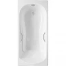 Чугунная ванна Delice Haiti Luxe 180x80 DLR230639R-AS с отверстиями под ручки с антискользящим покрытием