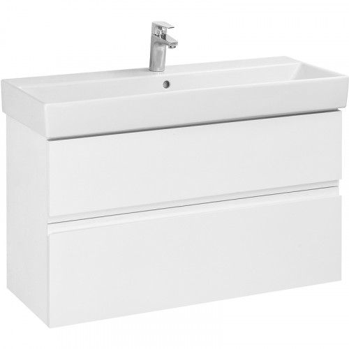Тумба под раковину Roca Oleta 100 A857641806 подвесная Белый глянец