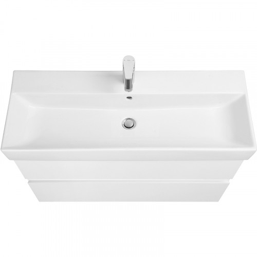 Тумба под раковину Roca Oleta 100 A857641806 подвесная Белый глянец