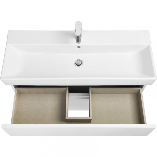 Тумба под раковину Roca Oleta 100 A857641806 подвесная Белый глянец