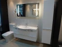 Тумба под раковину Laufen Palace New 120 4.0130.2.075.475.1 подвесная Белая глянцевая