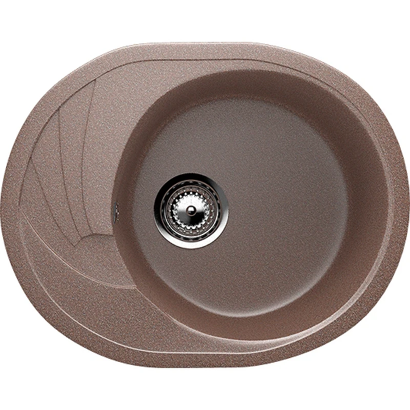 Кухонная мойка Ulgran Classic U-403-307 Терракот искусственный камень (литьевой мрамор) встраиваемый