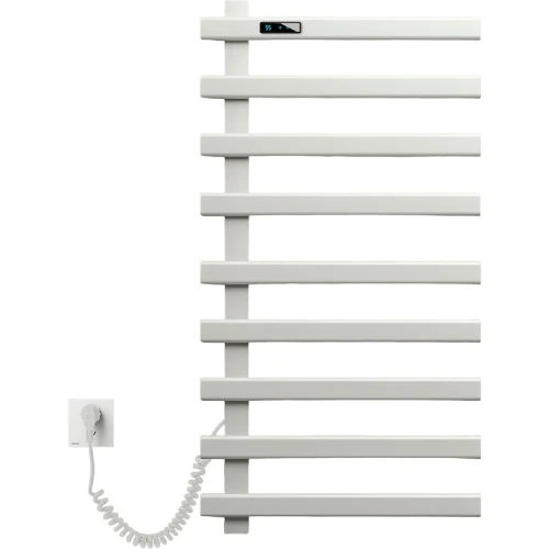 Электрический полотенцесушитель Black&White N-355W 48x92 355WI Белый матовый нержавеющая сталь