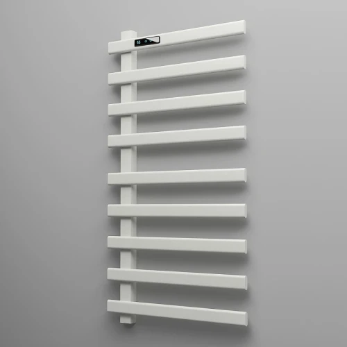 Электрический полотенцесушитель Black&White N-355W 48x92 355WI Белый матовый нержавеющая сталь