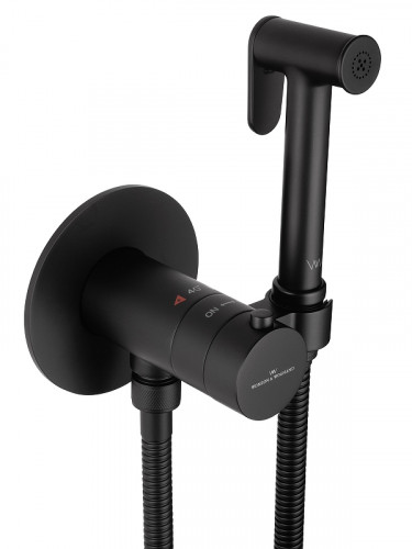 Гигиенический душ со смесителем Wonzon &amp; Woghand WW-88829909-MB цвет Черный матовый