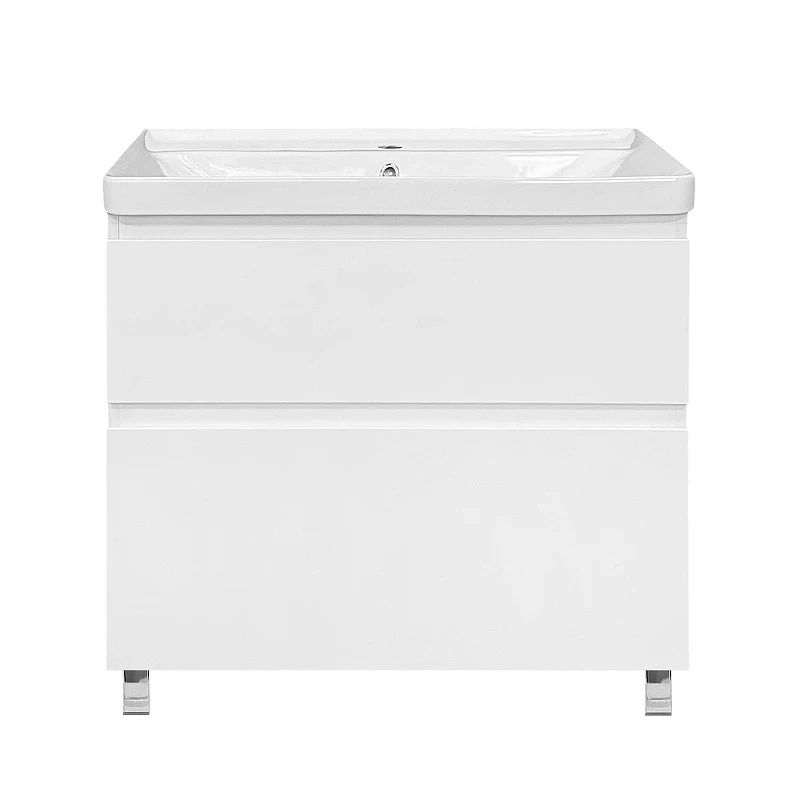 Тумба с раковиной Azario Мила 80Н CS00089989 цвет Белый матовый