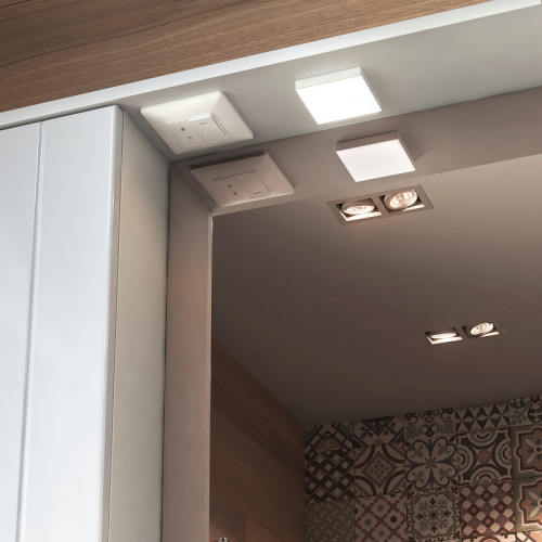 Зеркало со шкафом Vigo Diana 50 L z.DIA.50.L.El с подсветкой Белое МДФ / ЛДСП, стекло