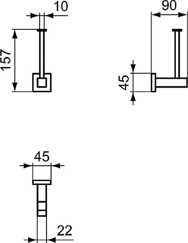 Держатель запасного рулона Ideal Standard IOM E2199AA Хром