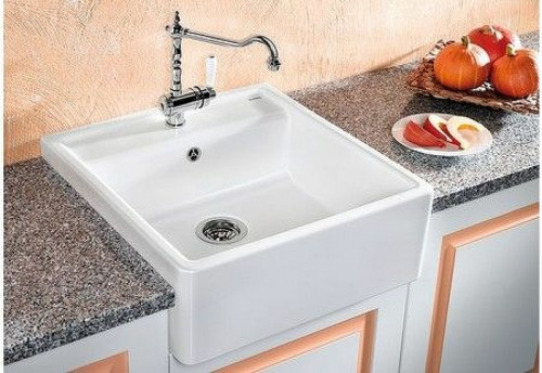 Кухонная мойка Blanco Panor 60 514486 Белая керамика встраиваемый