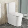 Унитаз компакт Azario Anteo Square AZ-1218A цвет Белый с бачком и сиденьем Микролифт