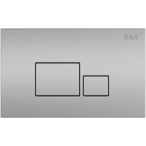 Кнопка смыва для инсталляции D&amp;K Quadro DB1519002 Хром матовый