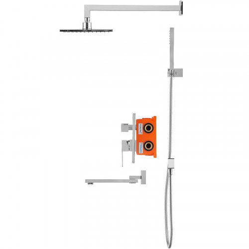 Душевая система Swedbe Platta 5546 Хром латунь встраиваемый