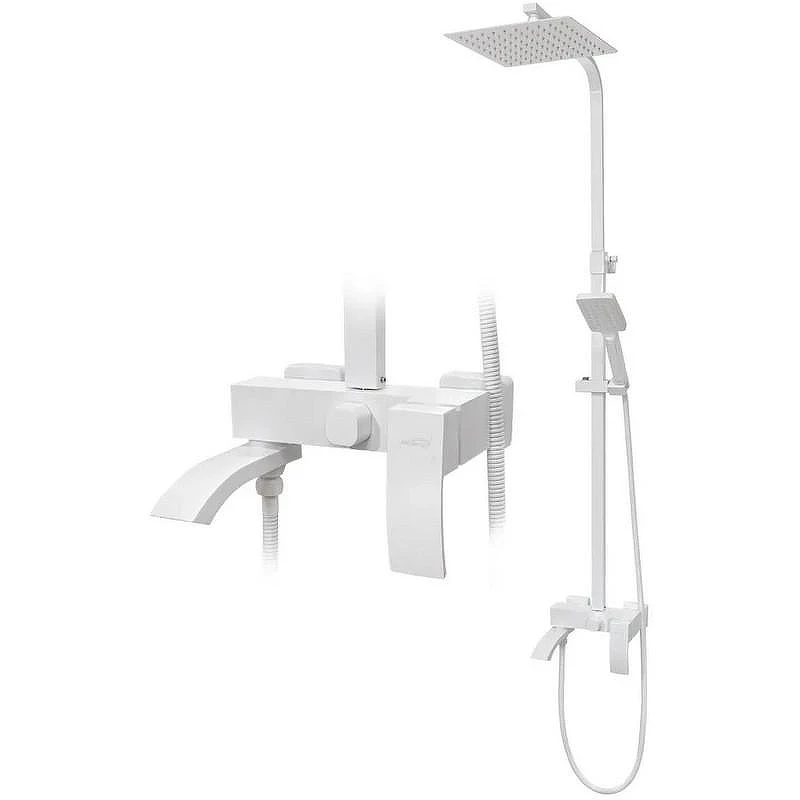 Душевая система Hansberge Cubito H5077WW Белая