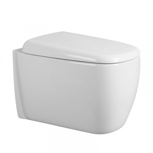 Унитаз Abber Rechteck AC1217 подвесной цвет Белый с сиденьем Микролифт