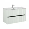 Тумба под раковину Art&Max Torino 90 AM-TORINO-900-2C-SO-LO-P подвесная цвет Лотос