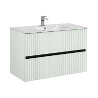 Тумба под раковину Art&Max Torino 90 AM-TORINO-900-2C-SO-LO-P подвесная цвет Лотос
