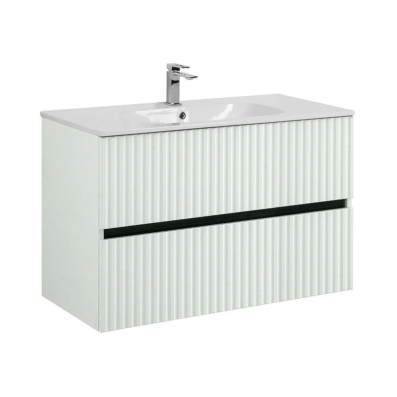 Тумба под раковину Art&Max Torino 90 AM-TORINO-900-2C-SO-LO-P подвесная цвет Лотос