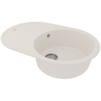 Кухонная мойка Lemark Lacha 720 9910058 Жасмин искусственный камень (литьевой мрамор) встраиваемый