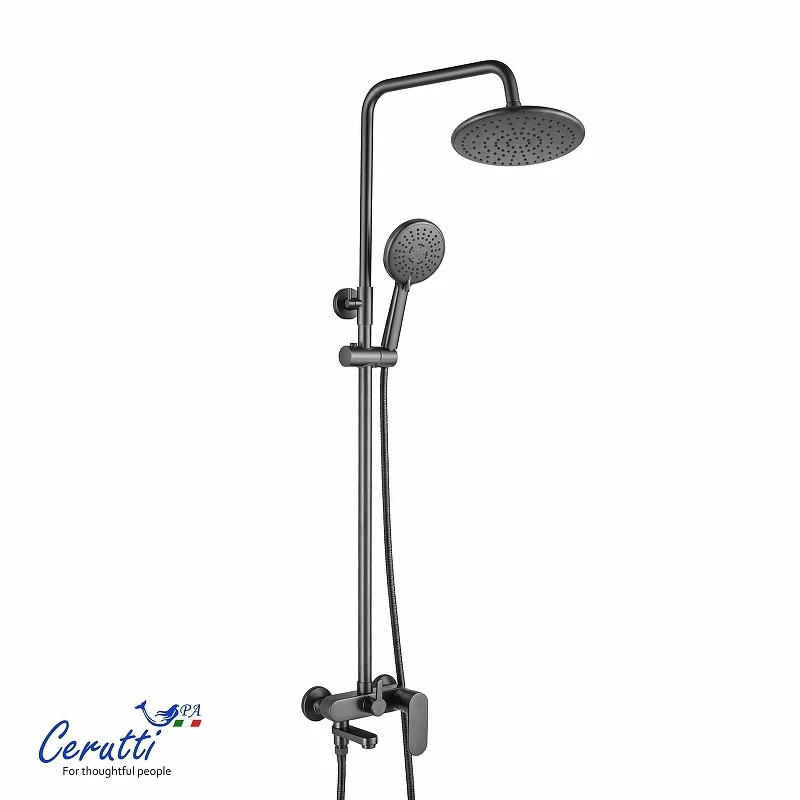 Душевая система Ceruttispa Орацио (Orazio II) RSGR CT12074 12074 цвет Серый матовый