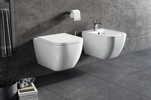 Унитаз Excellent Ness CENL.3509.500.WH подвесной с сиденьем Микролифт фаянс подвесной