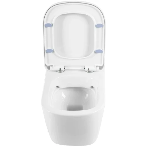 Унитаз BelBagno Albano BB120CHR/BB120SC подвесной с сиденьем Микролифт фаянс подвесной