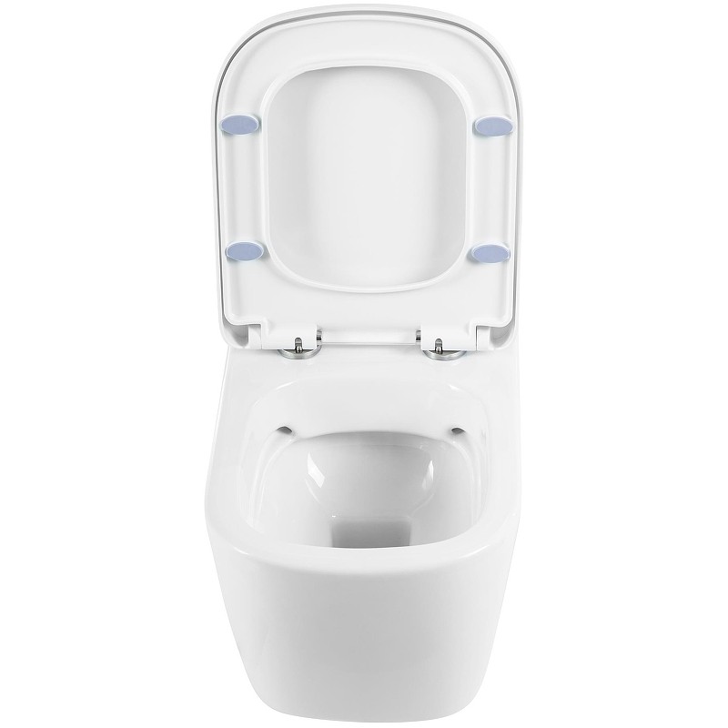 Унитаз BelBagno Albano BB120CHR/BB120SC подвесной с сиденьем Микролифт фаянс подвесной