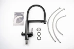 Смеситель для кухни Knotlor Infinity SS-15/BL цвет Черный матовый